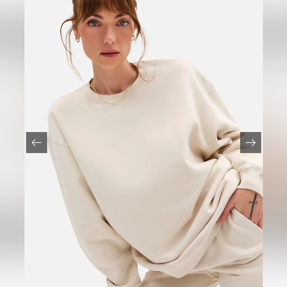 Mate The Label Organic Fleece Oversized Sweatshirt